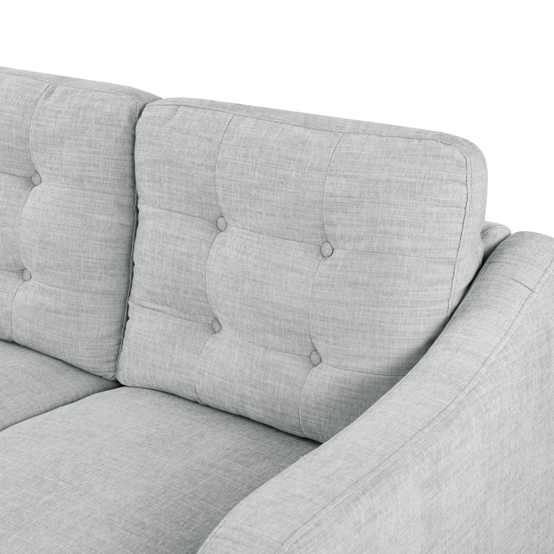 77.3"W x 32.1"D x 33.9"H / Light Grey