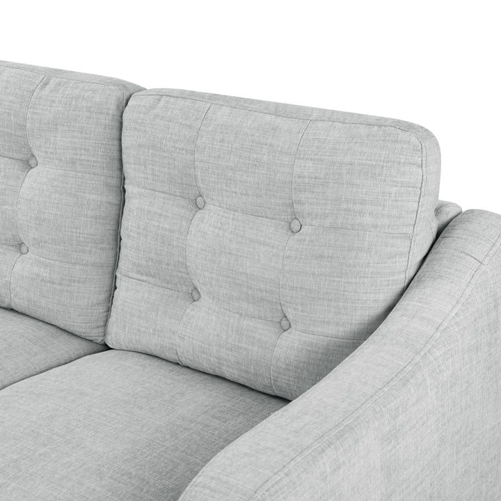 77.3"W x 32.1"D x 33.9"H / Light Grey