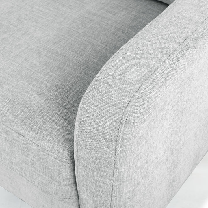 77.3"W x 32.1"D x 33.9"H / Light Grey