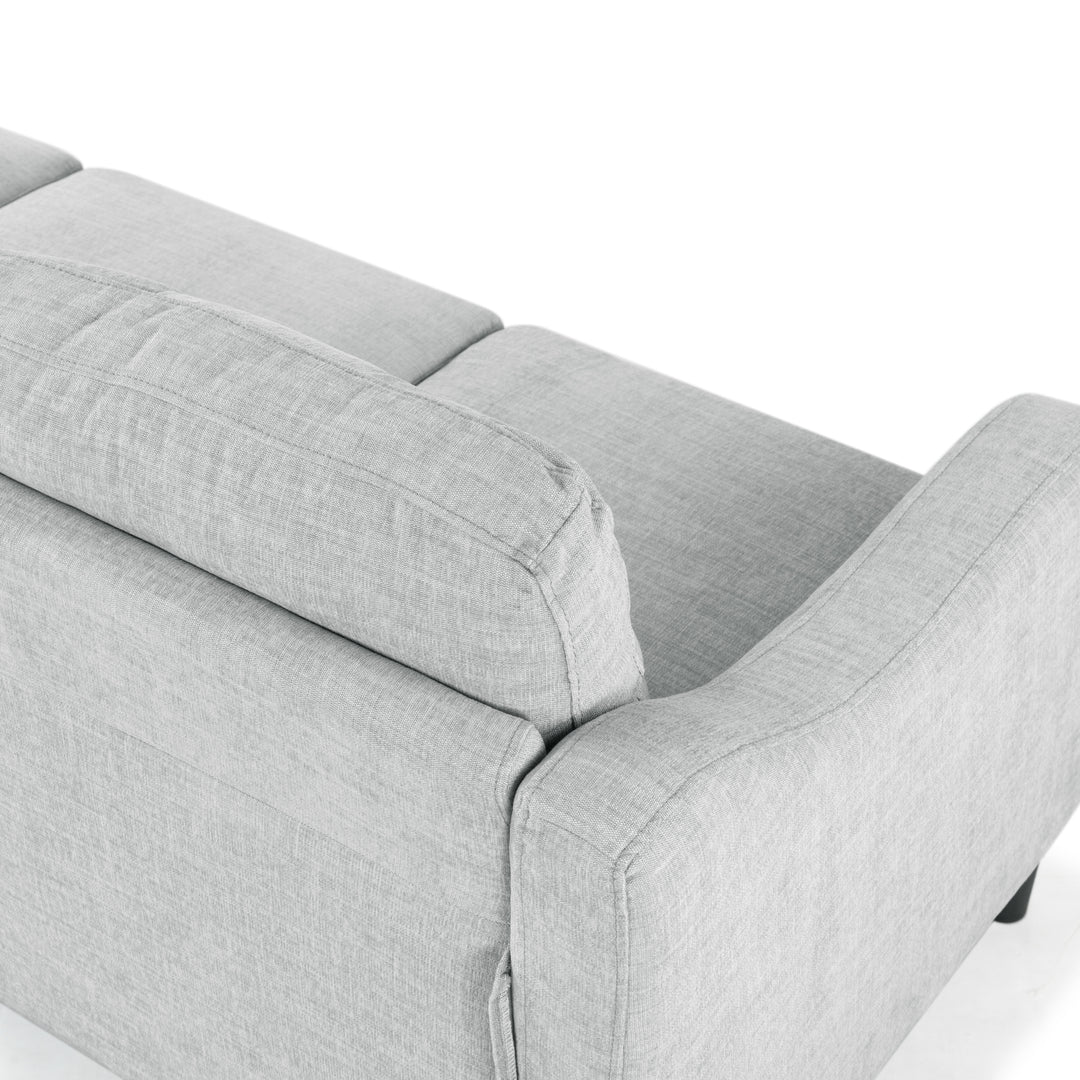 77.3"W x 32.1"D x 33.9"H / Light Grey