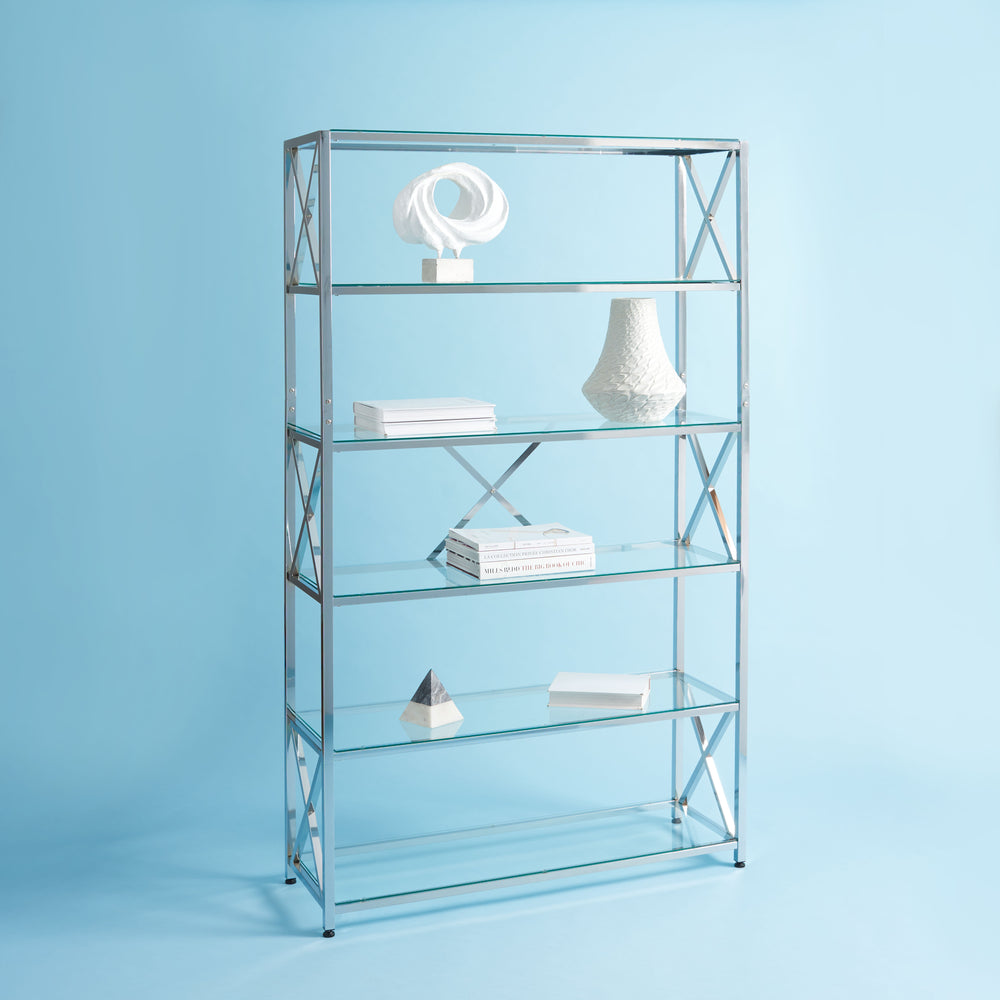 American Home Furniture Safavieh Couture Johanna Metal Bookcase