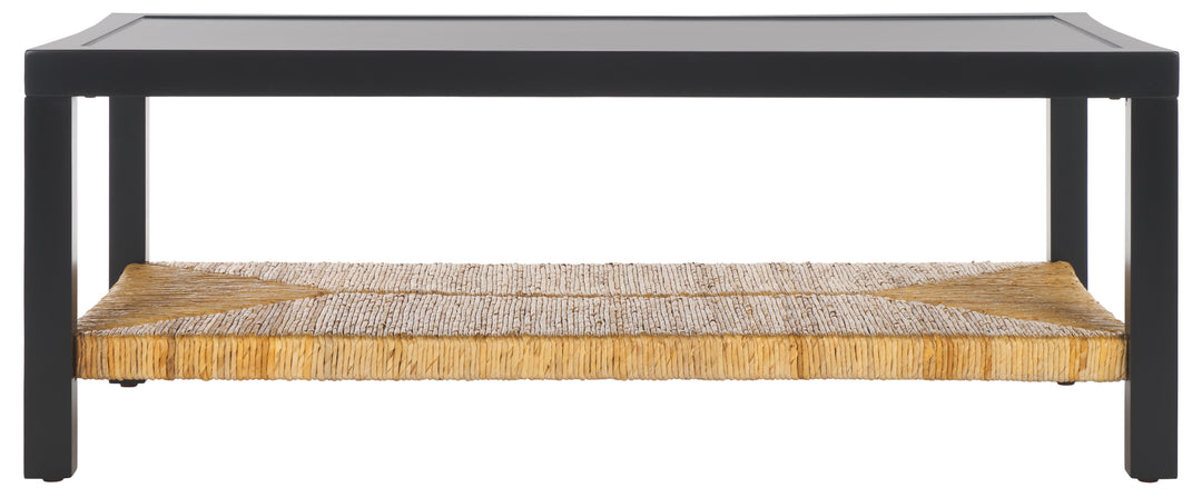 American Home Furniture | Safavieh Couture - Berlynne Banana Stem Shelf Coffee Table