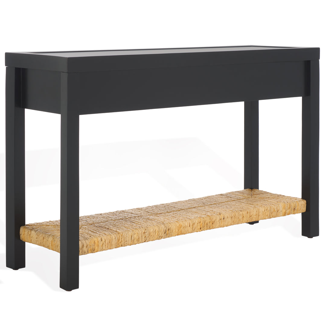 American Home Furniture | Safavieh Couture - Berlynne Banana Stem Shelf Console Table