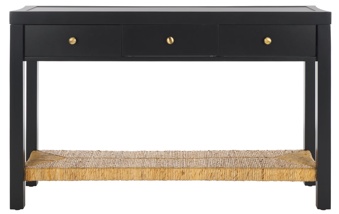 American Home Furniture | Safavieh Couture - Berlynne Banana Stem Shelf Console Table