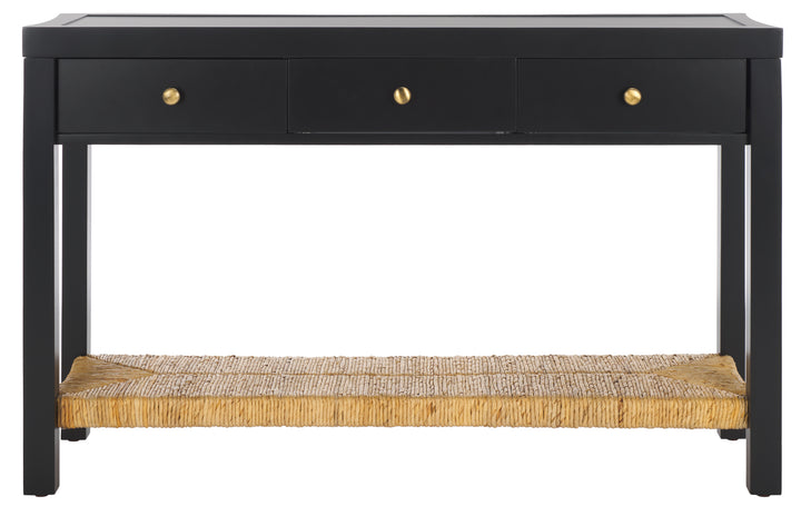 American Home Furniture | Safavieh Couture - Berlynne Banana Stem Shelf Console Table