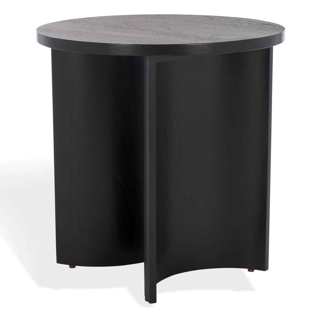 Audriella Round Wood Accent Table - AmericanHomeFurniture
