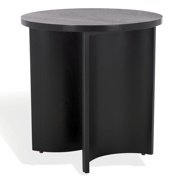 Audriella Round Wood Accent Table - AmericanHomeFurniture