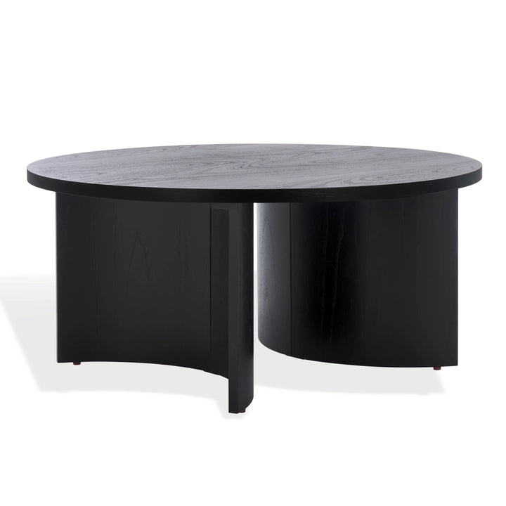 Audriella Round Wood Coffee Table - AmericanHomeFurniture