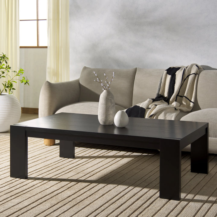 Nikole Rectangle Wood Coffee Table - AmericanHomeFurniture