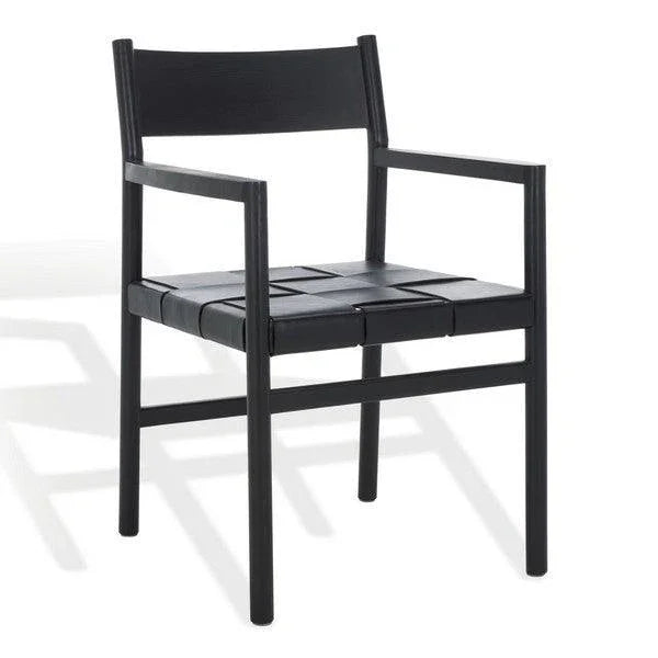 Devnie Woven Leather Dining Chair - AmericanHomeFurniture