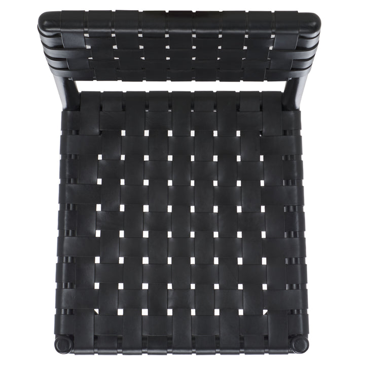 American Home Furniture Safavieh Couture Jeremiah Woven Leather Dining Chair