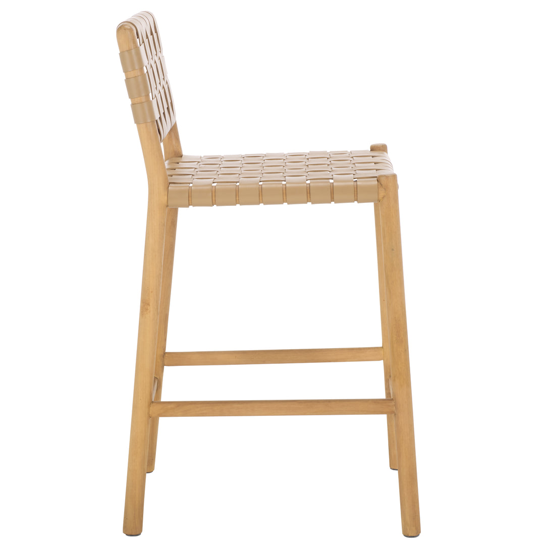 15.8"W x 18.5"D x 36.2"H / Tan/Natural