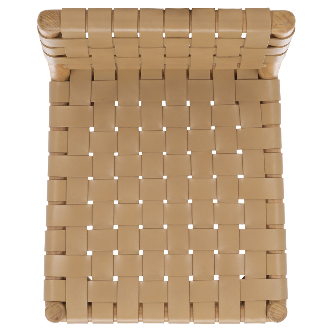15.8"W x 18.5"D x 36.2"H / Tan/Natural