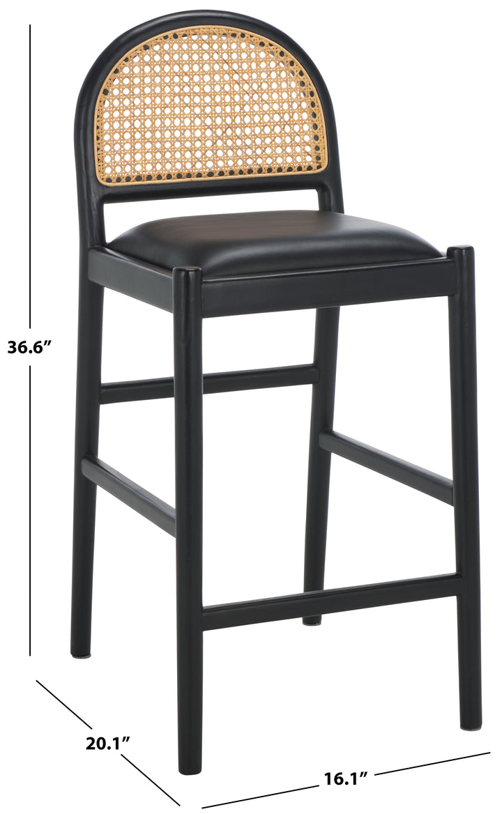 16.1"W x 20.1"D x 36.6"H / Black/Black