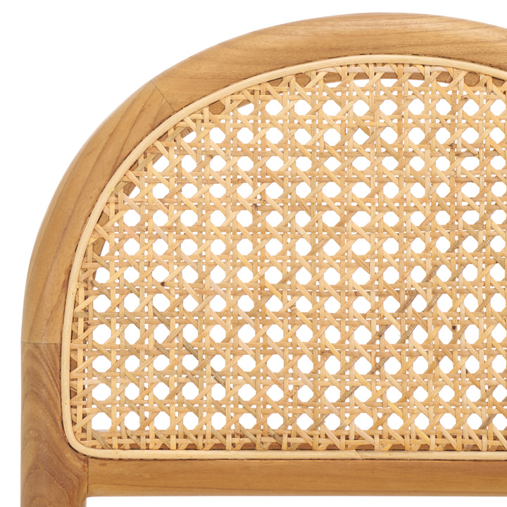 16.1"W x 20.1"D x 36.6"H / Brown/Natural