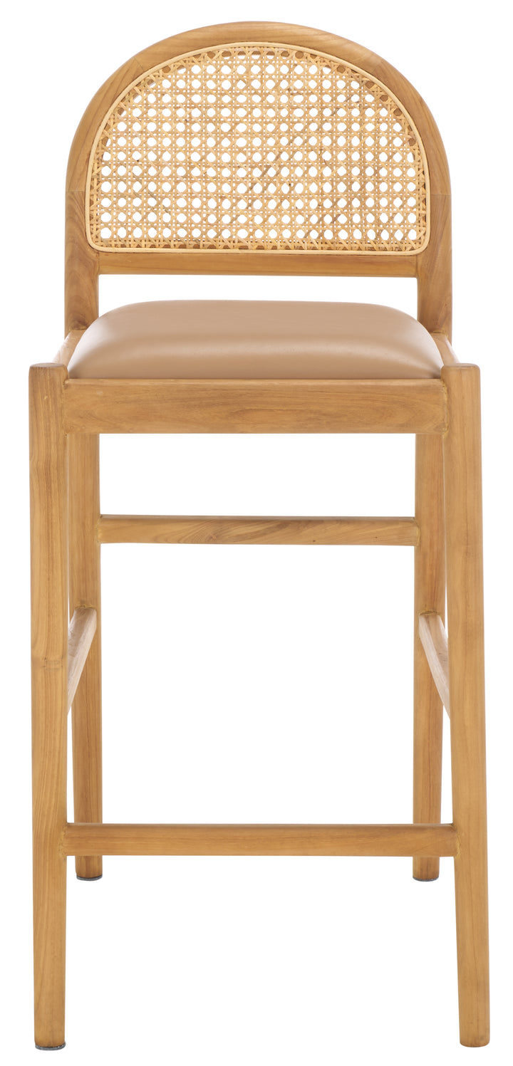 16.1"W x 20.1"D x 36.6"H / Brown/Natural