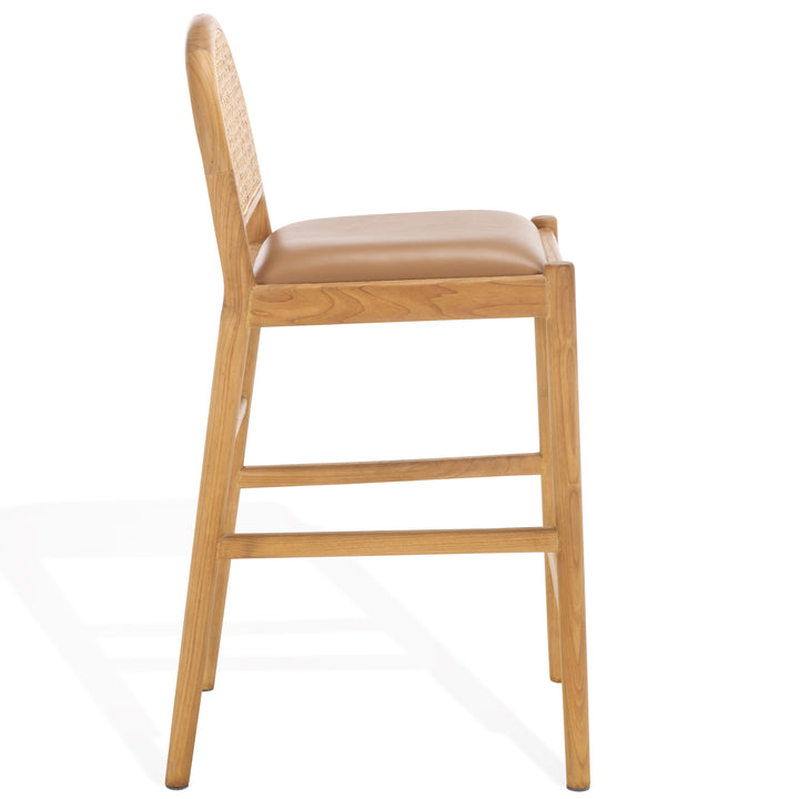 16.1"W x 20.1"D x 36.6"H / Brown/Natural