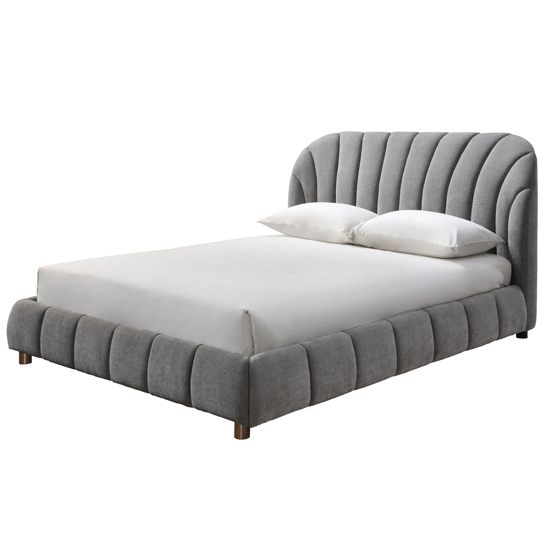 79.5"W x 86.6"D x 46.5"H / Dark Grey/Walnut