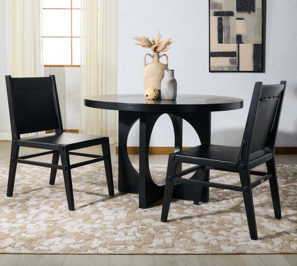 Catriella Leather Dining Chair - Set of 2 - AmericanHomeFurniture