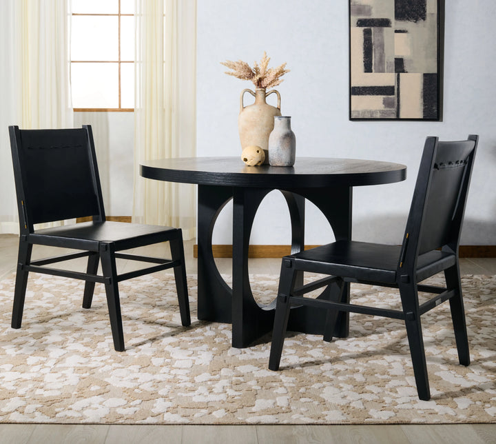 Catriella Leather Dining Chair - Set of 2 - AmericanHomeFurniture