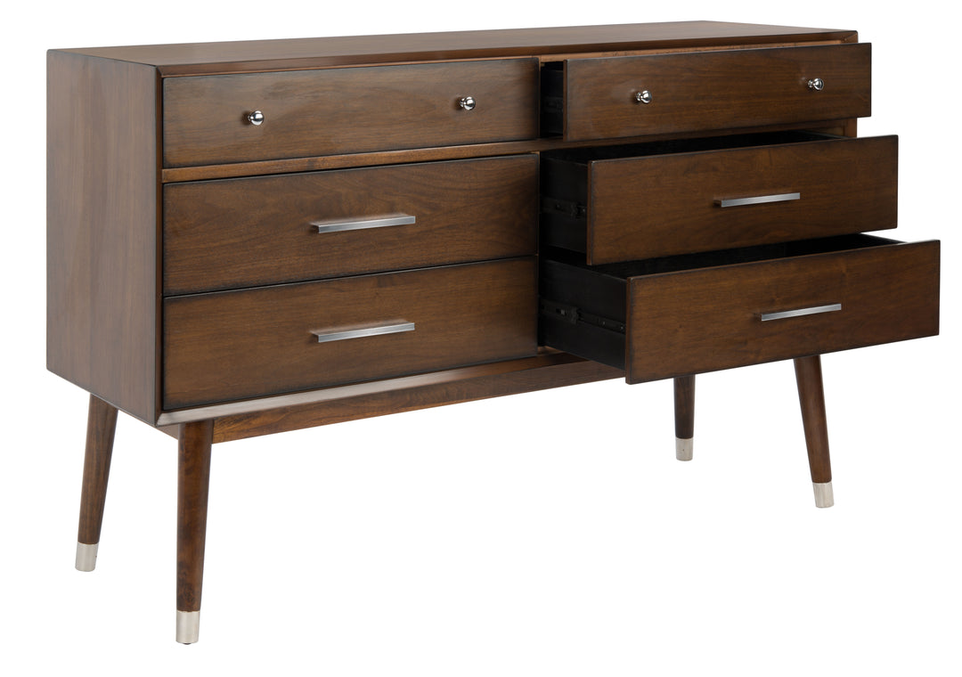 SILVER / WALNUT / 56" X 18" X 36"