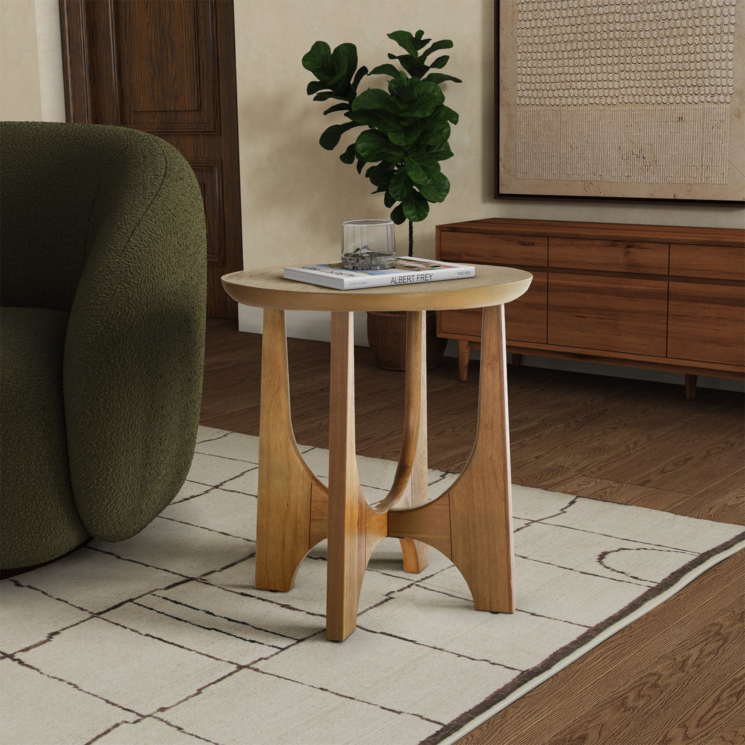 Sasha Wood Accent Table