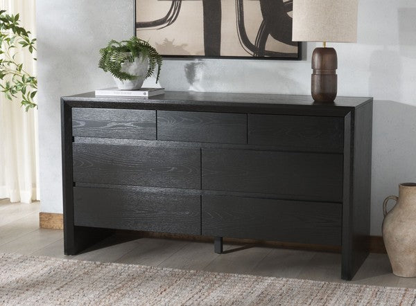 DARNELL WOOD 7 DRAWER DRESSER