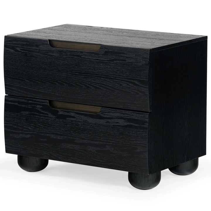 Beethoven Wood 2 Drawer Nightstand - AmericanHomeFurniture