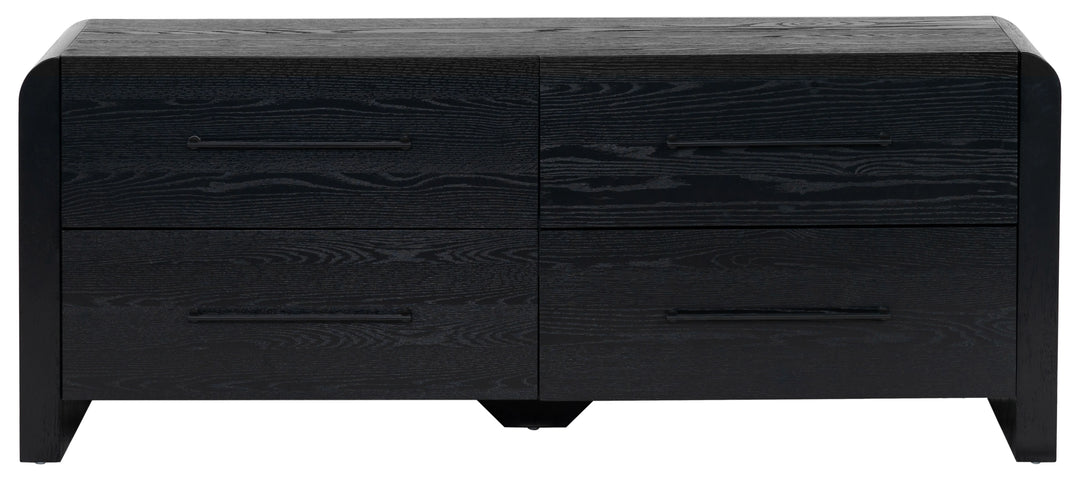 Katrina Wood 4 Drawer Dresser - AmericanHomeFurniture