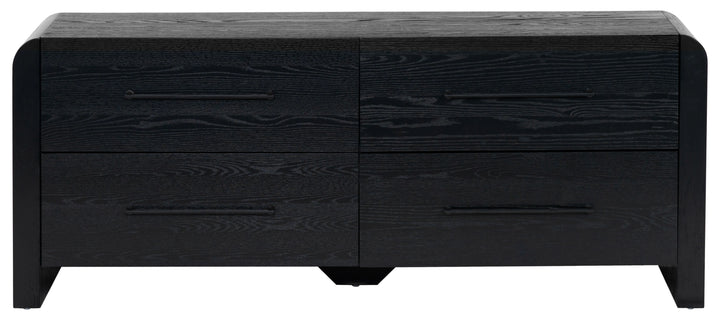 Katrina Wood 4 Drawer Dresser - AmericanHomeFurniture