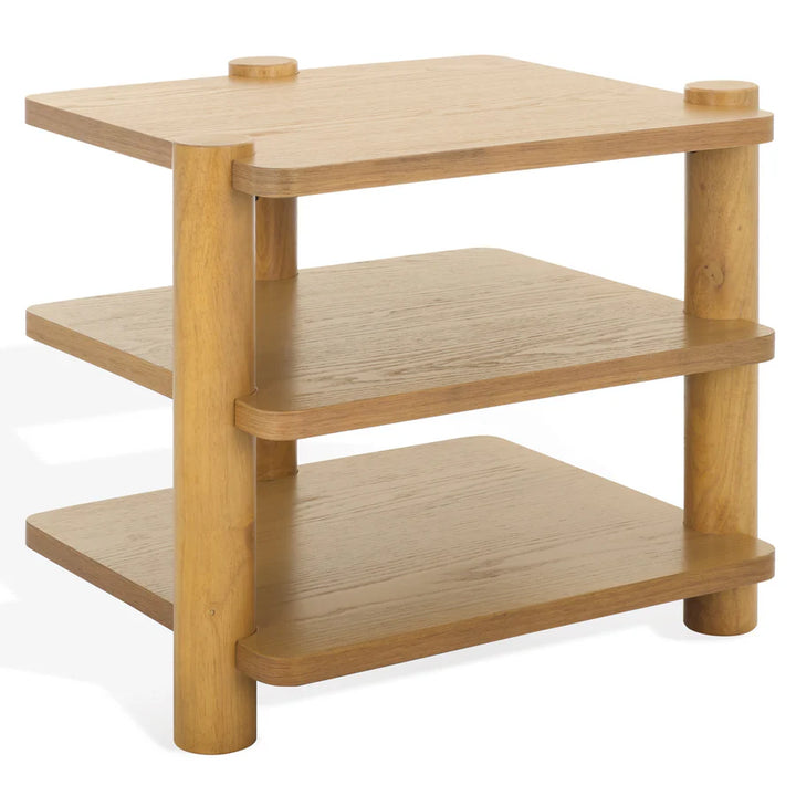 Edisyn 3 Shelf Wood Accent Table