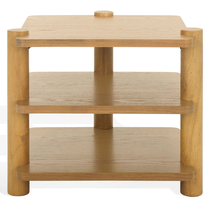 Edisyn 3 Shelf Wood Accent Table