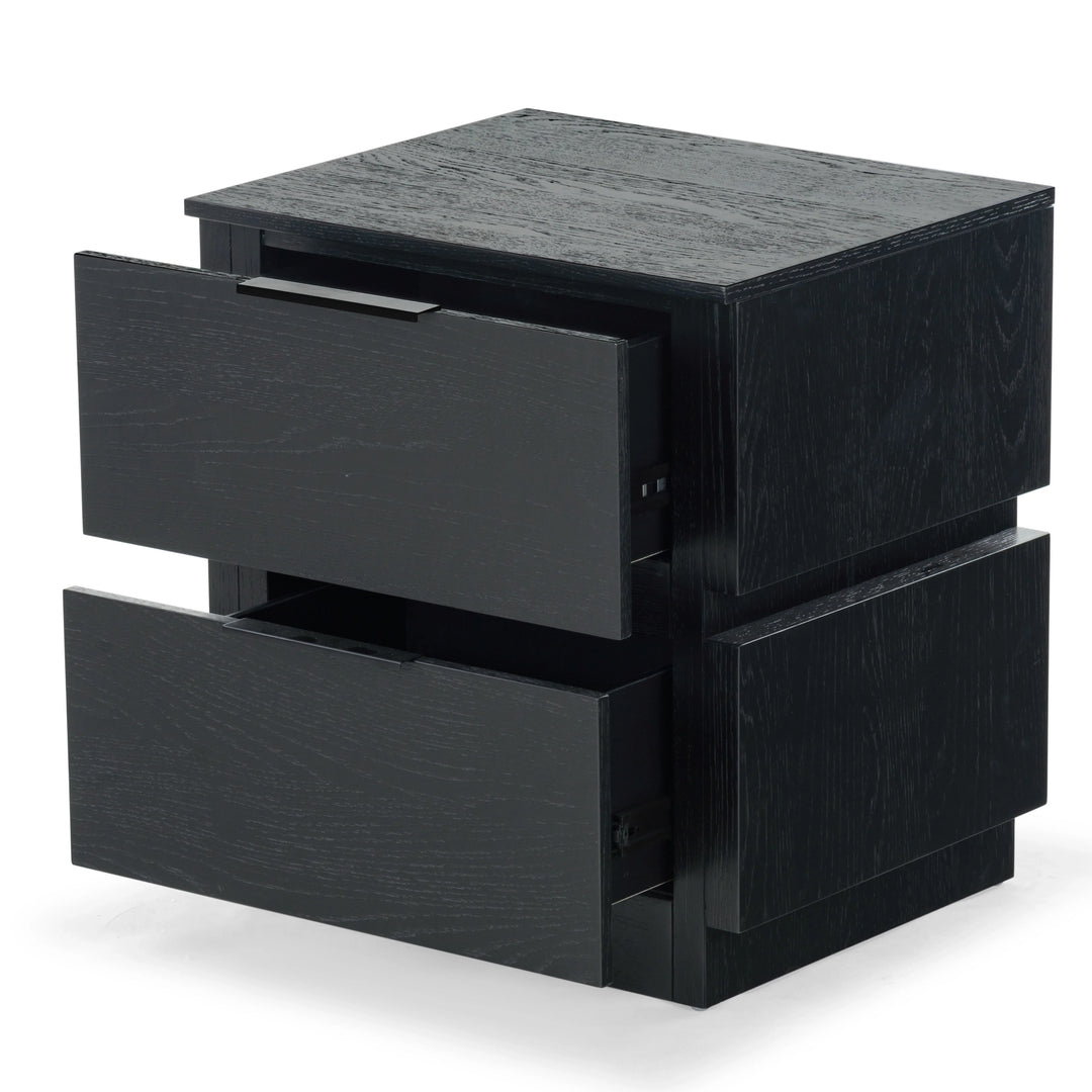 Titus 2 Drawer Stacked Nightstand - AmericanHomeFurniture