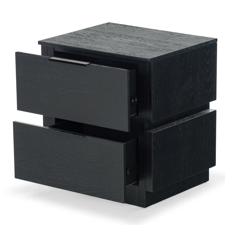 Titus 2 Drawer Stacked Nightstand - AmericanHomeFurniture