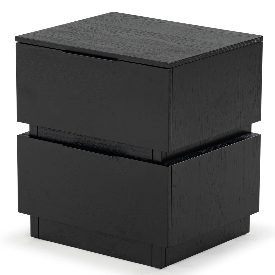 Titus 2 Drawer Stacked Nightstand - AmericanHomeFurniture