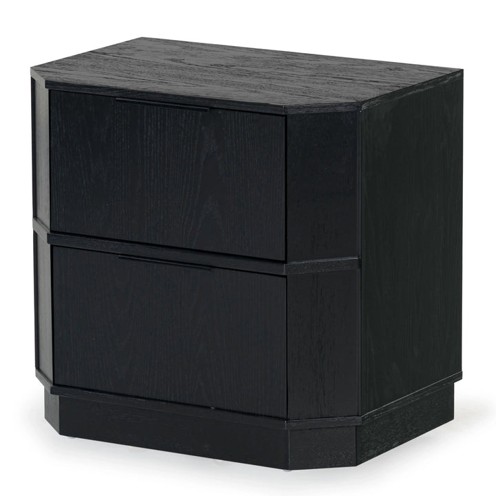 Aerilyn Curved Front 2 Drawer Nightstand - AmericanHomeFurniture