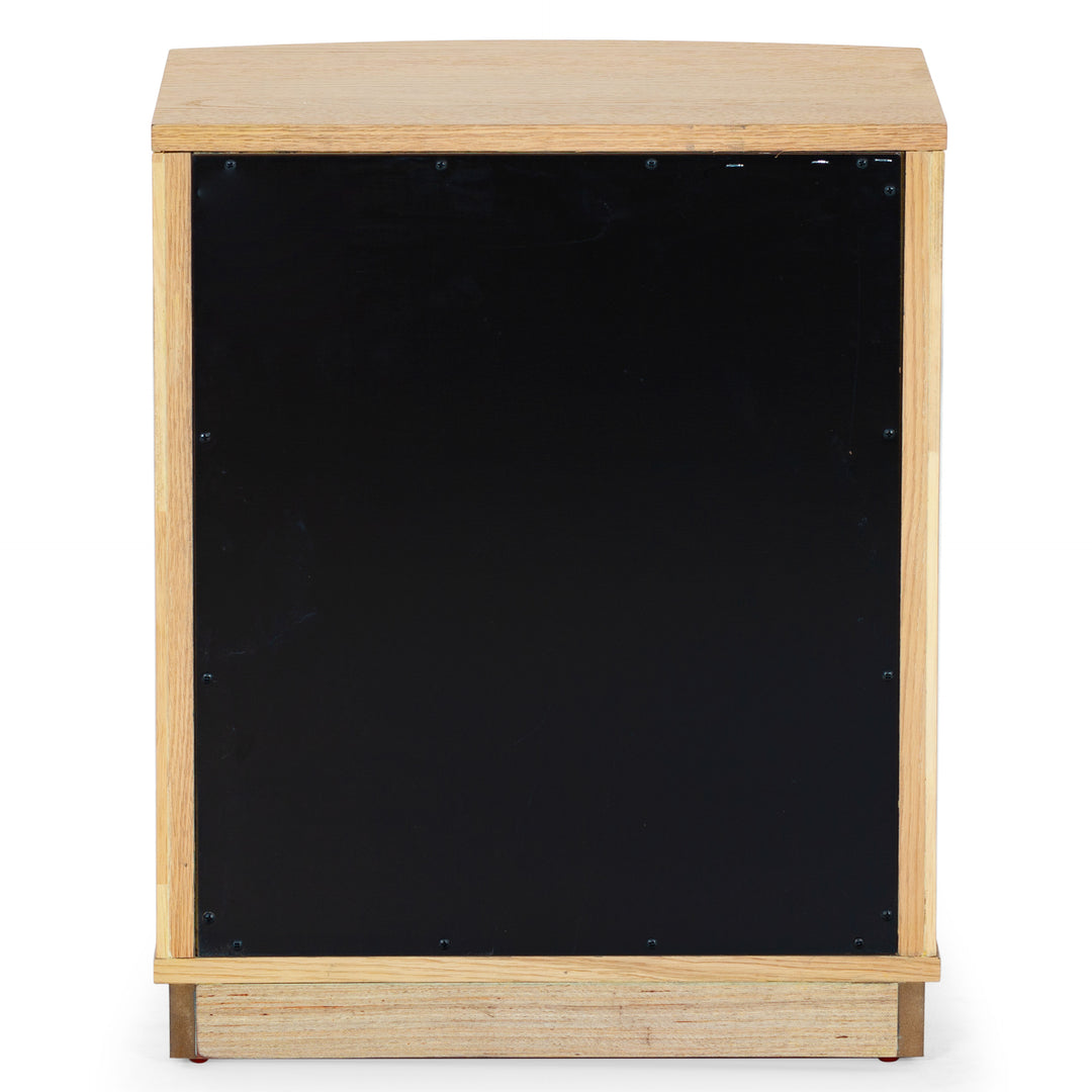 20"W x 17"D x 24"H / Oak/Black