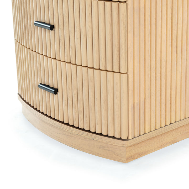 20"W x 17"D x 24"H / Oak/Black