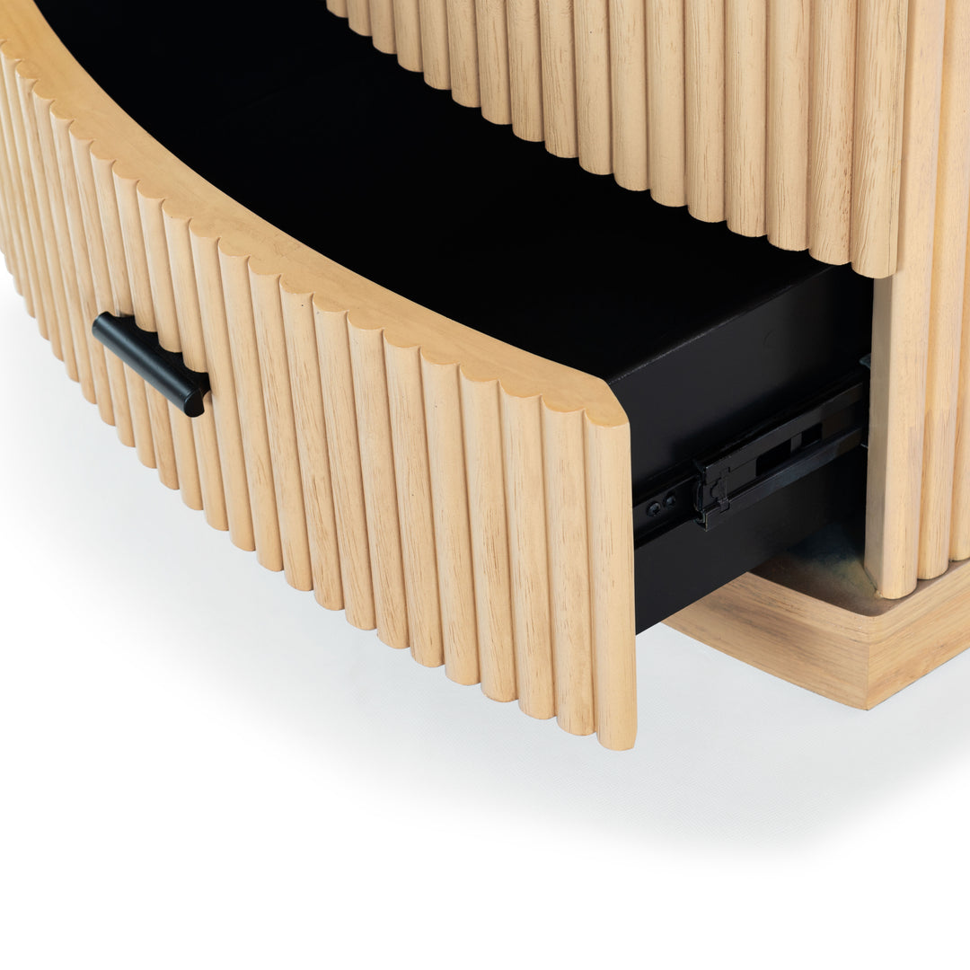 20"W x 17"D x 24"H / Oak/Black