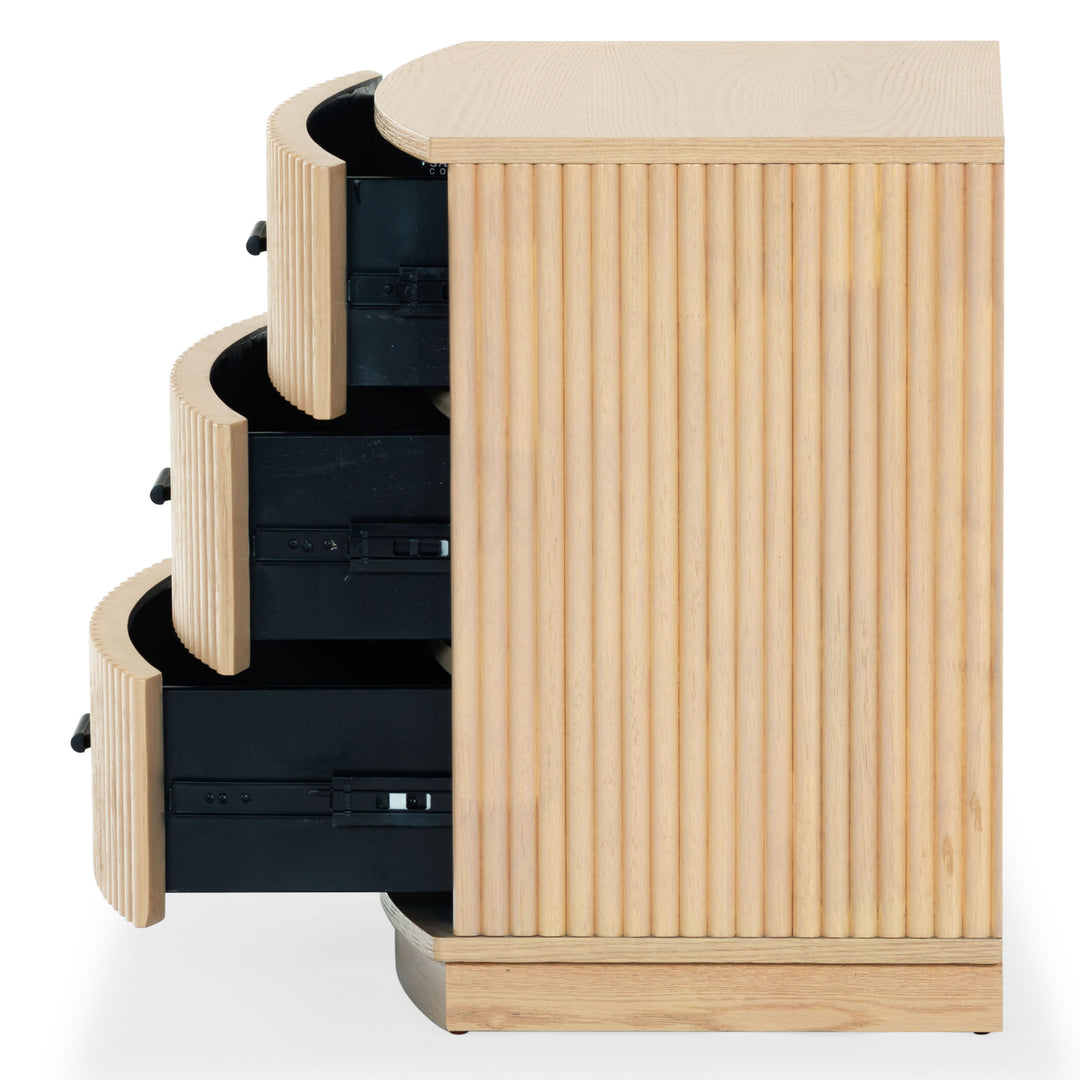 20"W x 17"D x 24"H / Oak/Black