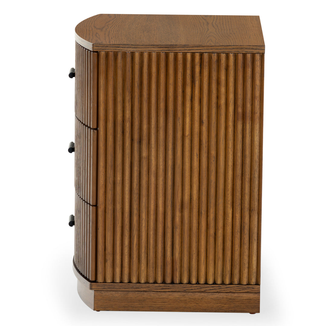 20"W x 17"D x 24"H / Medium Oak/Black