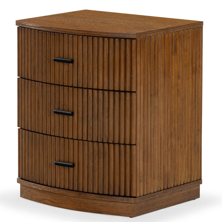 20"W x 17"D x 24"H / Medium Oak/Black