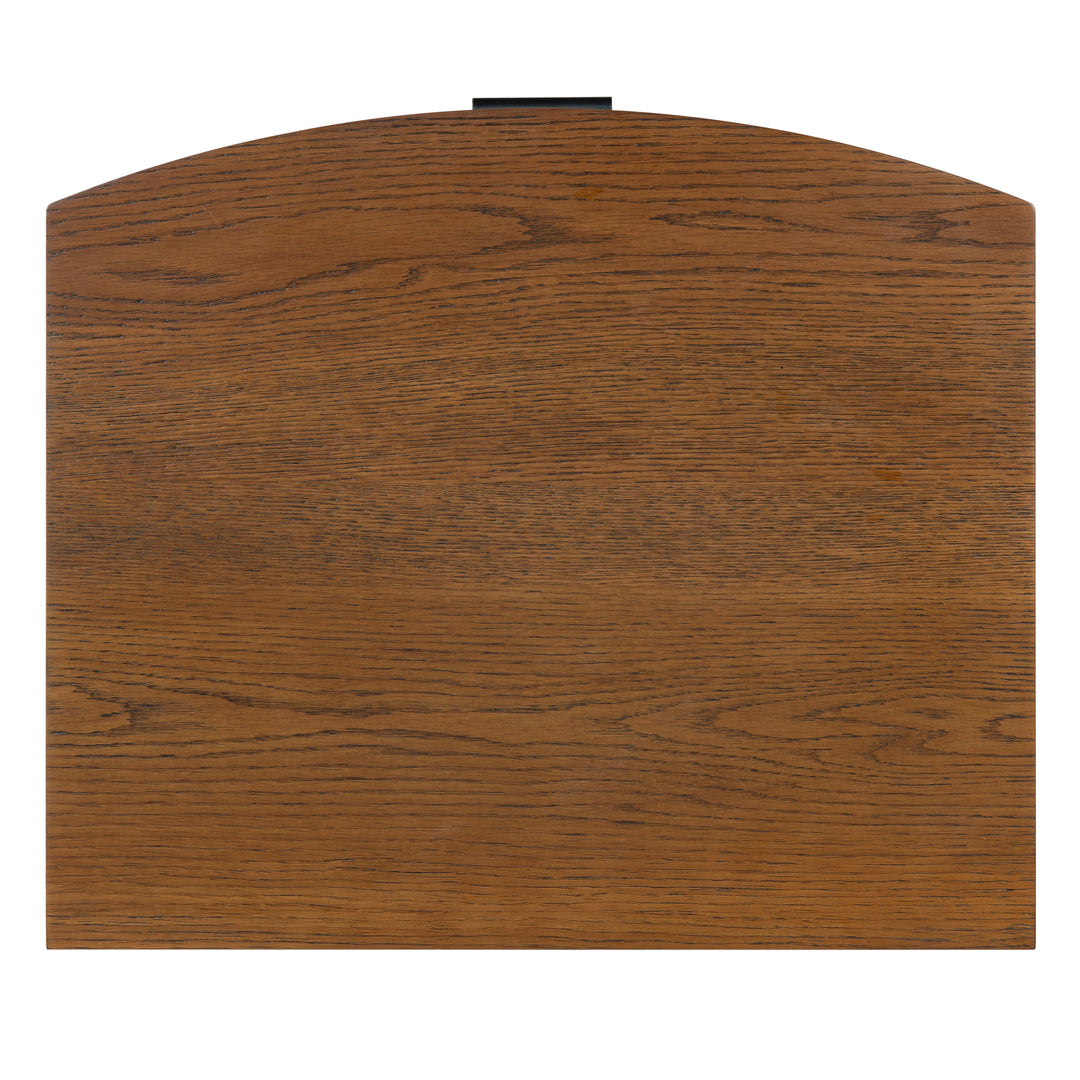 20"W x 17"D x 24"H / Medium Oak/Black