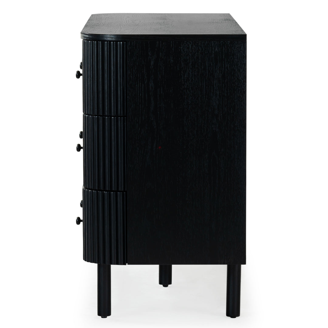 56"W x 18"D x 31.5"H / Black/Black