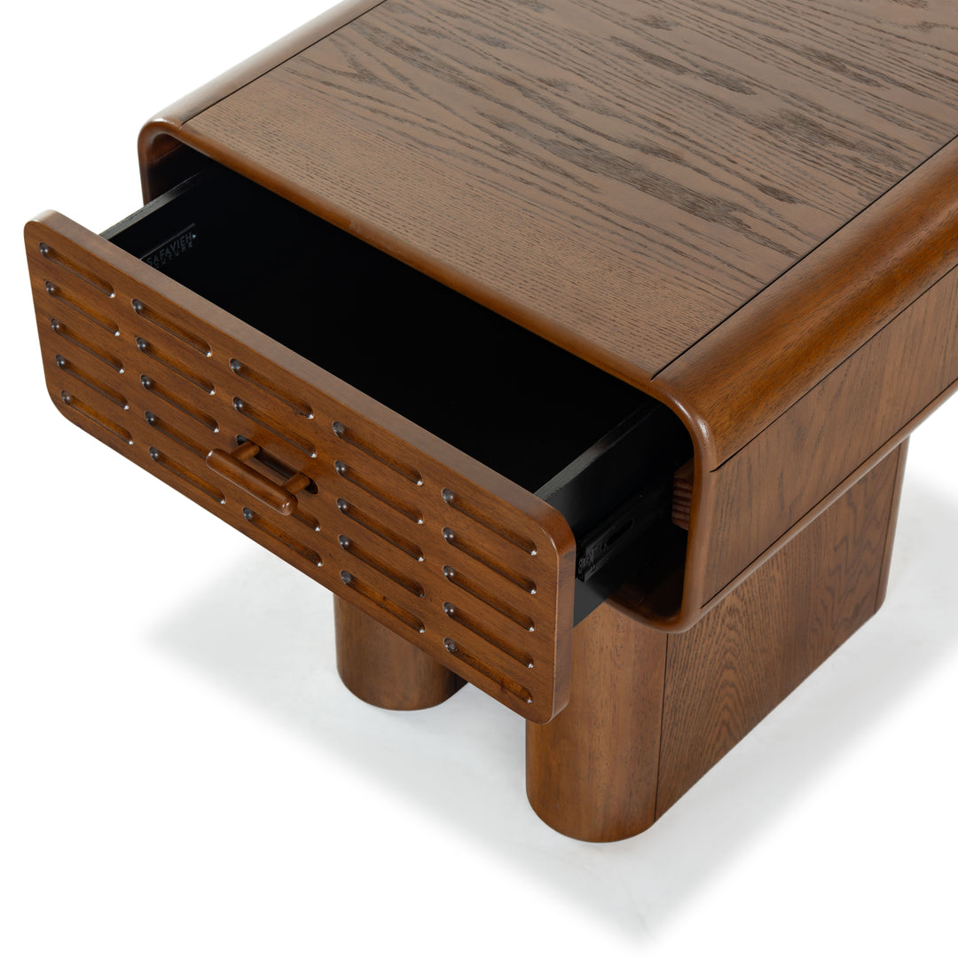 American Home Furniture Safavieh Couture Torricelli 1 Drawer Wood Nightstand