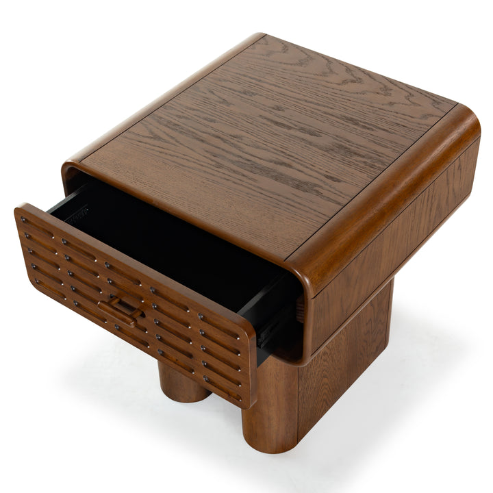 American Home Furniture Safavieh Couture Torricelli 1 Drawer Wood Nightstand