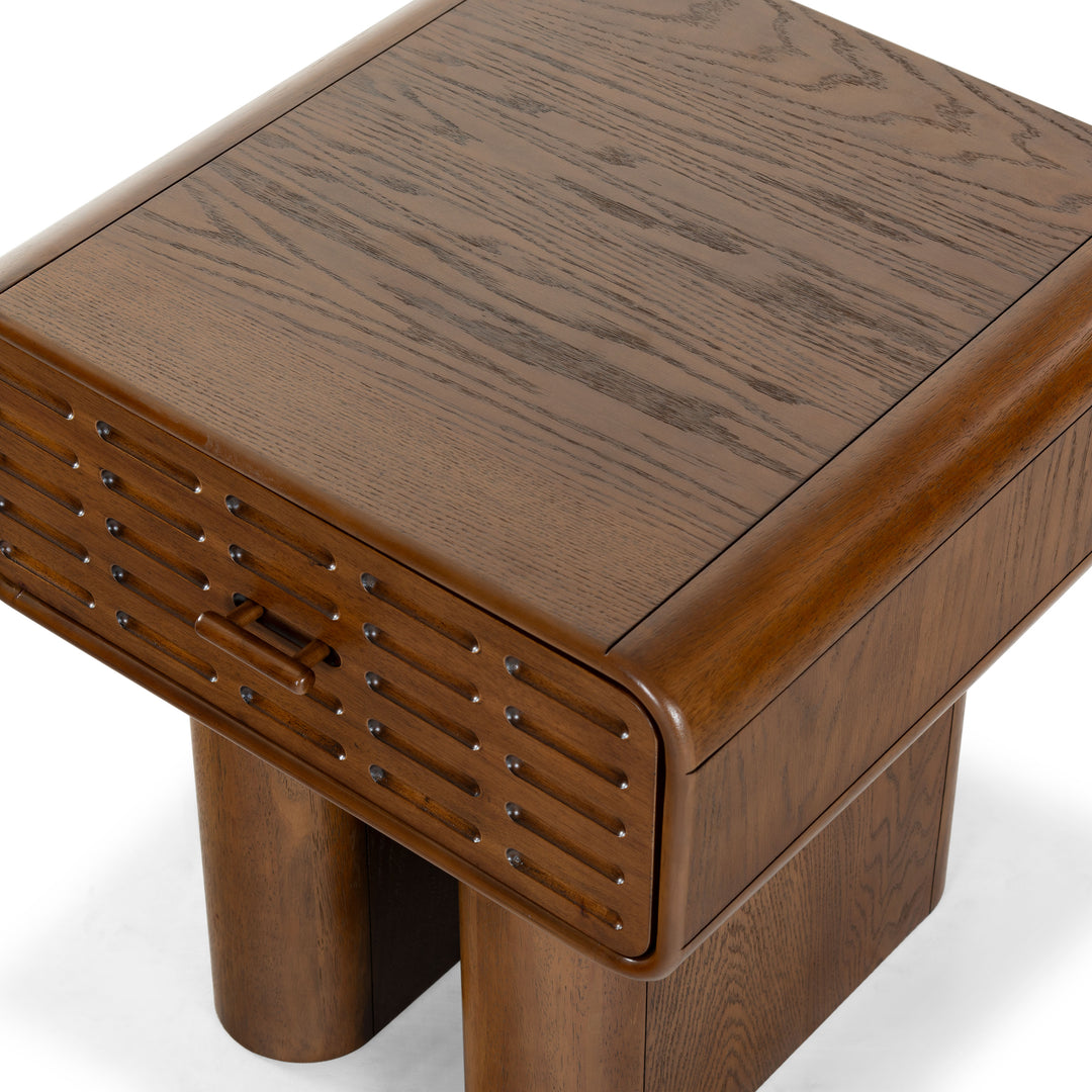 American Home Furniture Safavieh Couture Torricelli 1 Drawer Wood Nightstand