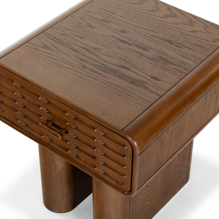 American Home Furniture Safavieh Couture Torricelli 1 Drawer Wood Nightstand