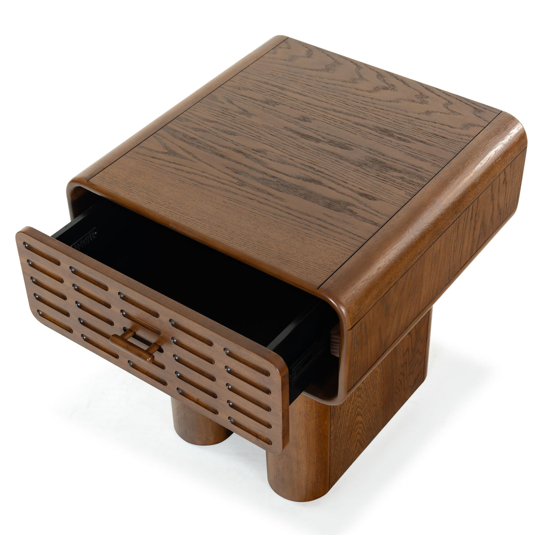 American Home Furniture Safavieh Couture Torricelli 1 Drawer Wood Nightstand