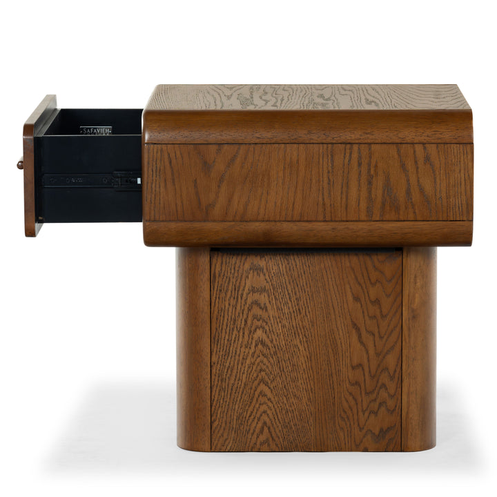 American Home Furniture Safavieh Couture Torricelli 1 Drawer Wood Nightstand